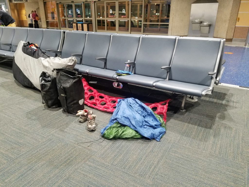 dogsbody bag by ground effect at the Kansas city aiport (mci)